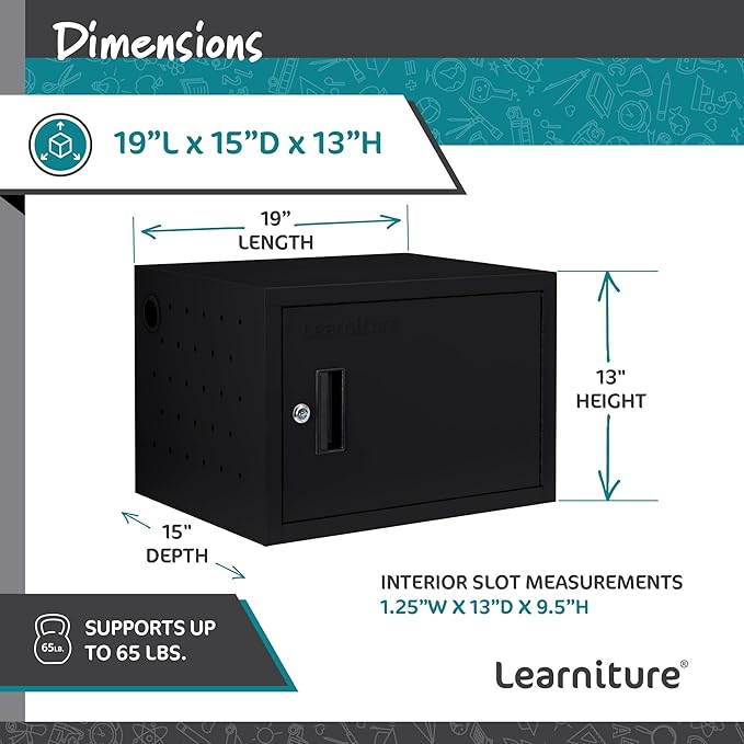 Learniture Structure Series 12-Device Charging Station - Image 7