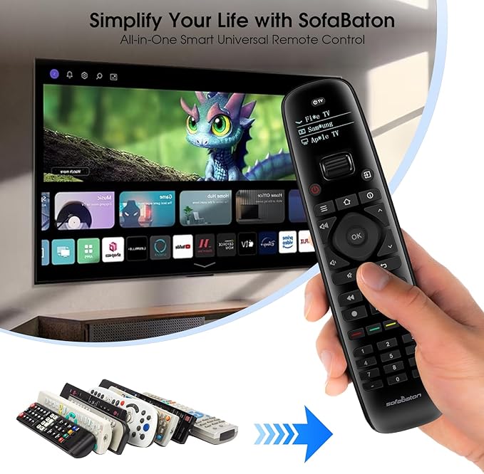 SofaBaton U2 Universal Remote, All-in-One Smart Universal Remote Control - Image 9