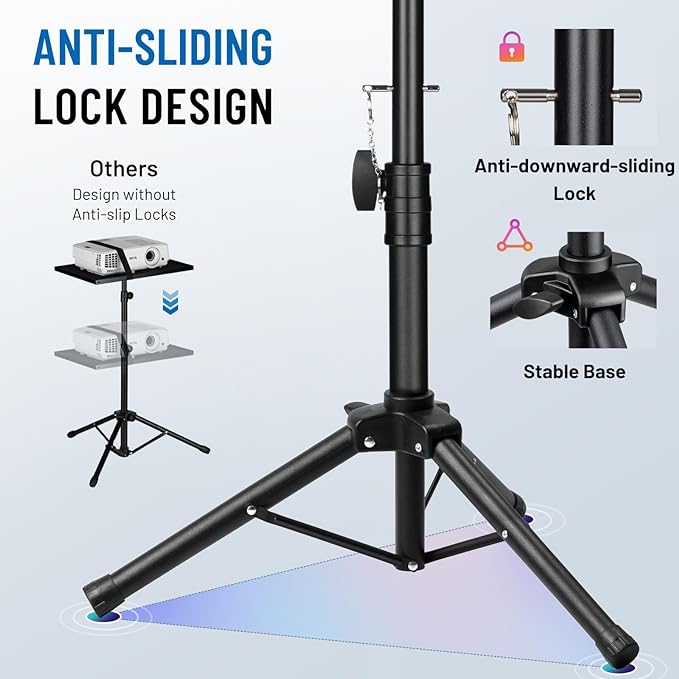 CAHAYA Projector Stand Tripod Adjustable - Image 4