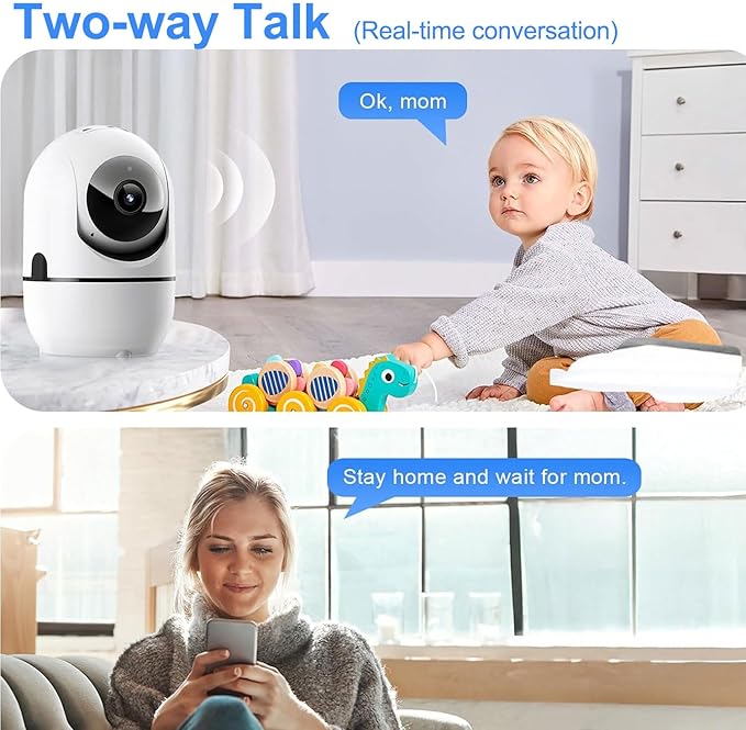 GBIUT Indoor Security Camera, 5G & 2.4GHz Dog/Puppy/Pet WiFi Security Camera - Image 2