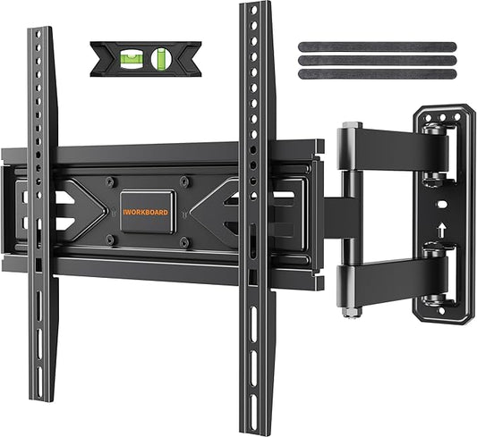 IWORKBOARD 40 43 50 55 inch Full Motion Corner TV Wall Mount by IWORKBOARD