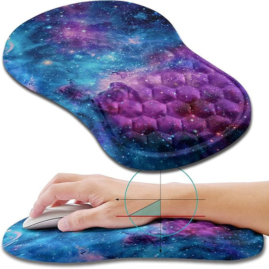 Hokafenle Ergonomic Mouse Pad Wrist Support, Wrist Rest Mousepad by Hokafenle