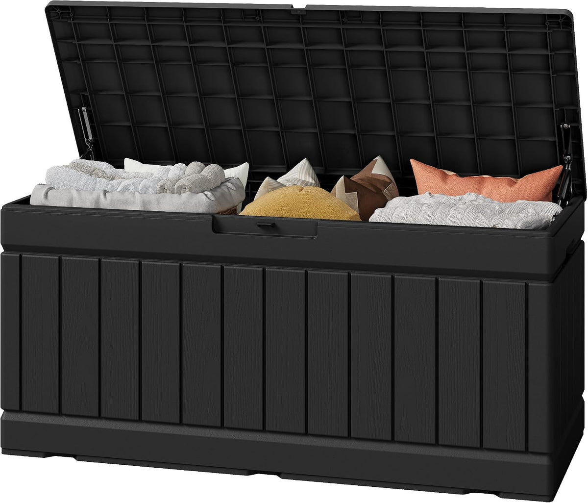 greesum outdoor storage box 82 gallon storage bin, main product view