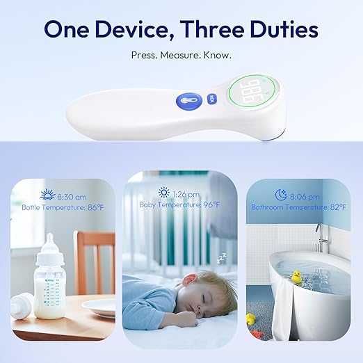 No-Touch Thermometer for Adults and Kids, 1-Second Fast Reading, Color-Coded - Image 6