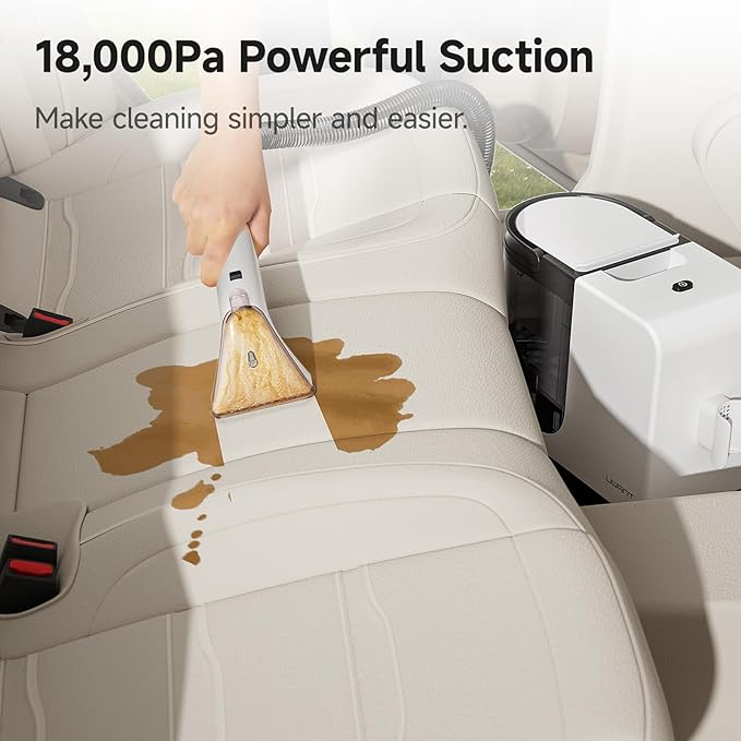 uwant Carpet Cleaner Machine 18Kpa Powerful Suction, Portable Carpet Cleaner - Image 2