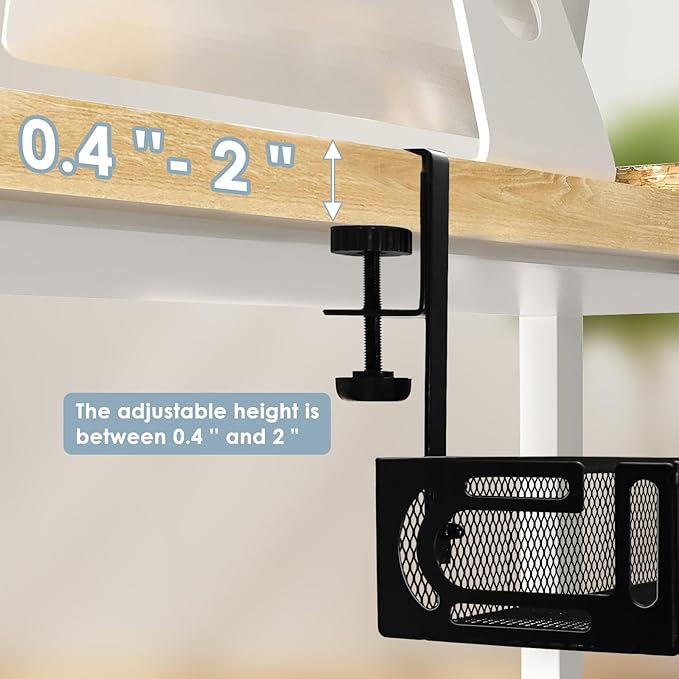 Mzmaxy Cable Management, Metal Cord Organizer - Image 4