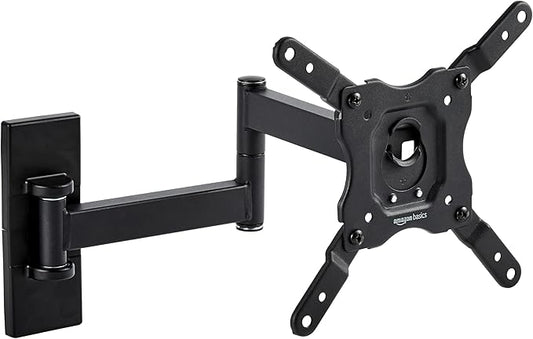 Amazon Basics Full Motion TV Wall Mount fits 12" to 40" TVs and VESA 200x200 by AmazonBasics