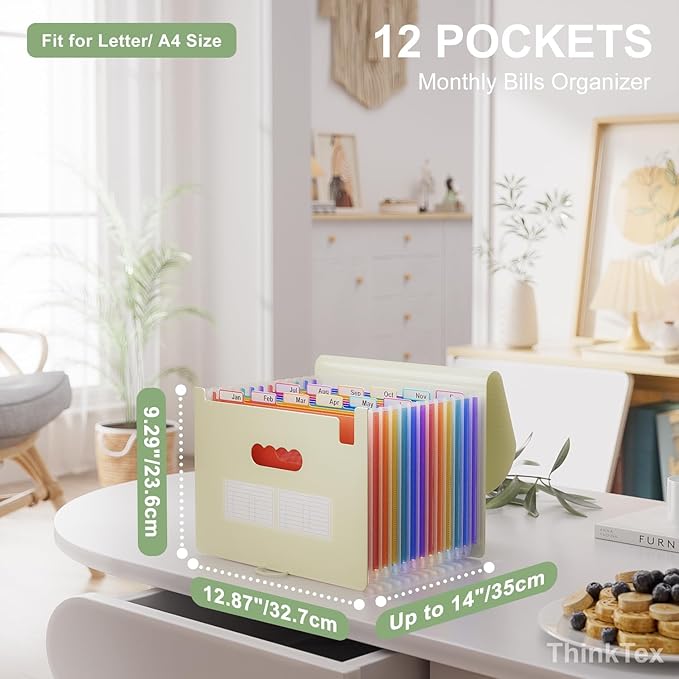 ThinkTex Accordion File Organizer, 12 - Image 2
