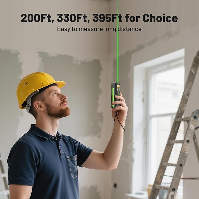 Huepar 330Ft Green Laser Measurement Tool - Image 2