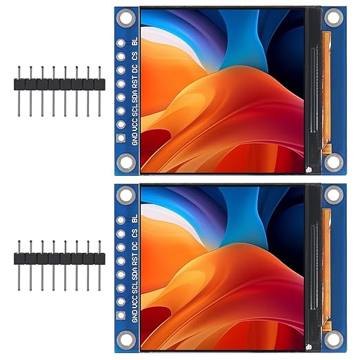 XIITIA 2pcs 1.54" SPI TFT LCD Display Module 240x240 RGB LCD Screen 3.3V ST7789 by XIITIA
