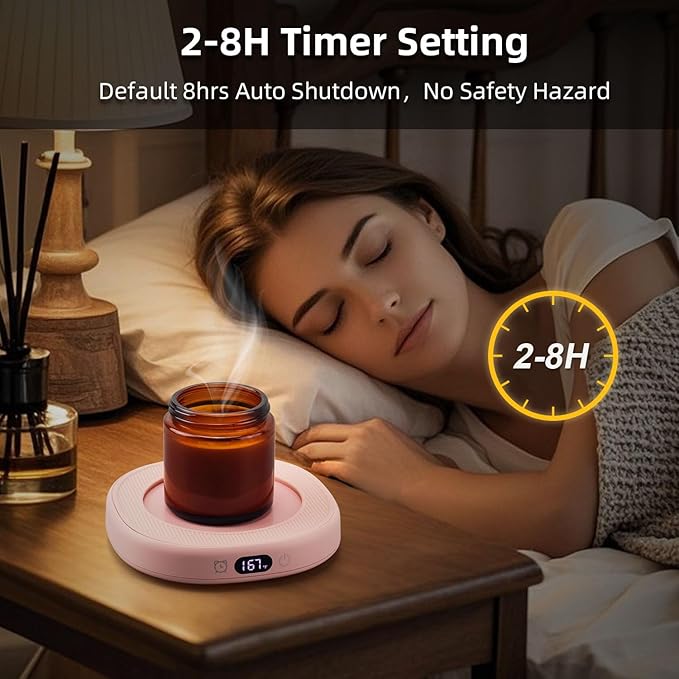 Coffee Mug Warmer & You are Awesome Mug Set, Smart Heated Electric Cup Warmer - Image 4