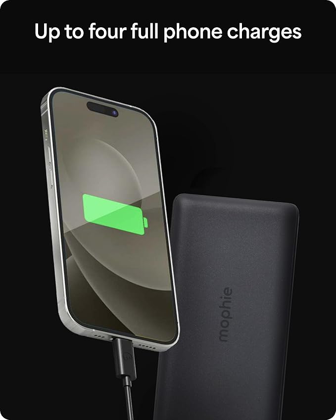 Mophie Powerstation Slim 20, 000mAh Power Bank | Thin Extended Power | 15W - Image 3