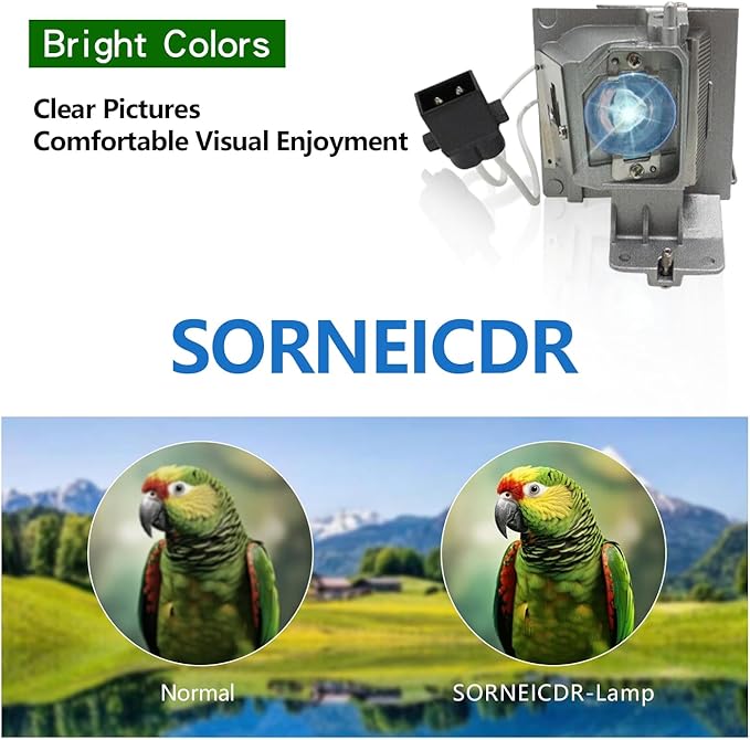 SORNEICDR BL-FU195A/BL-FU195C/SP.72G01GC01 Replacement Projector Lamp Bulb - Image 3