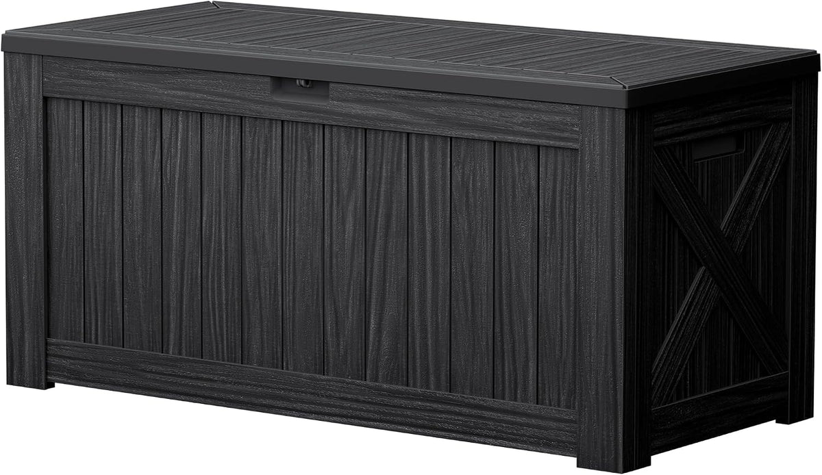 devoko 120 gallon deck box resin outdoor storage, main product view