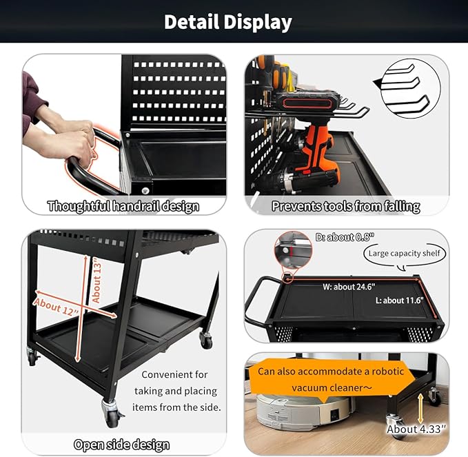 Lumizone Folding Tool Cart - Image 6
