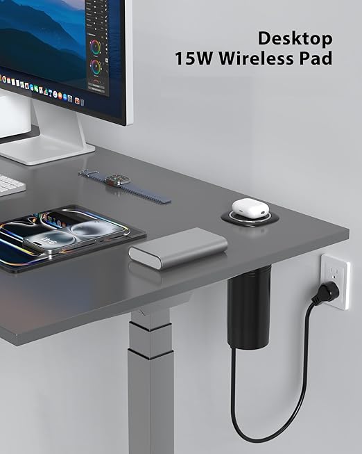 Motorized Pop Up Outlet, 2 PD 45W USB C Charging Station, 3.15 in Hole Desktop - Image 4