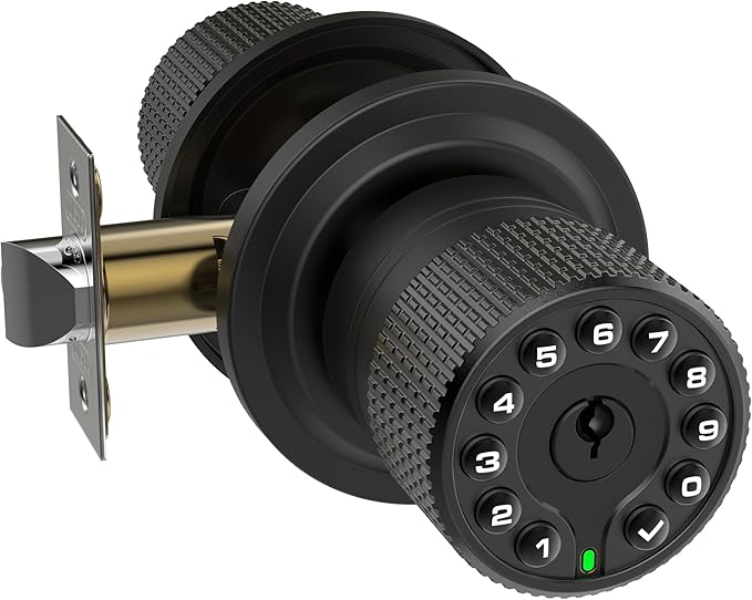 iulock Keypad & Key Smart Door Lock, 50 User Codes, Waterproof, Auto Lock by iulock