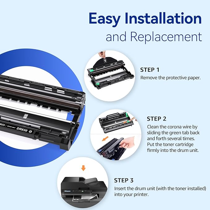 Valinkso DR830 Drum Unit 2 Pack Compatible - Image 7