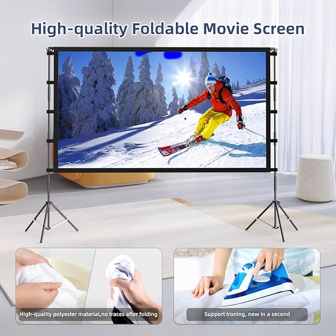 Projector Screen Outdoor, Vamvo Projector Screen - Image 3