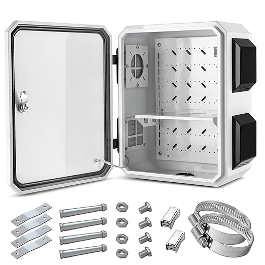 Outdoor Electrical Box, Cold-Rolled Steel Plate, Aluminum Alloy Back Beam by Namunanee
