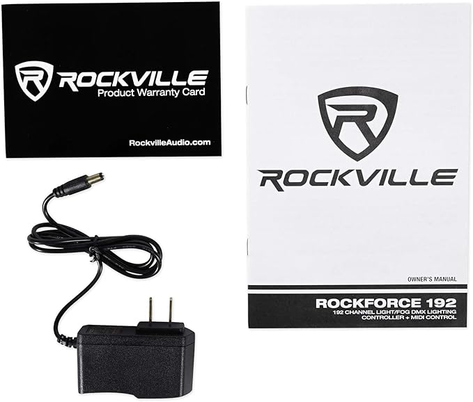 Rockville ROCKFORCE 192-Channel DMX Lighting Controller, Sound-Activated - Image 8