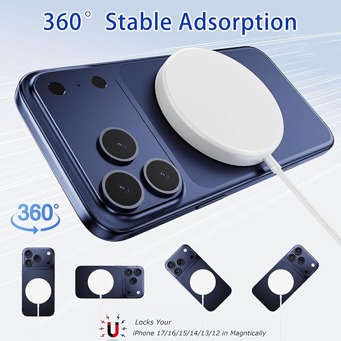 Mag-Safe Charger for iPhone 17/16/15, 15W Fast Wireless Magnetic Charging Pad - Image 7