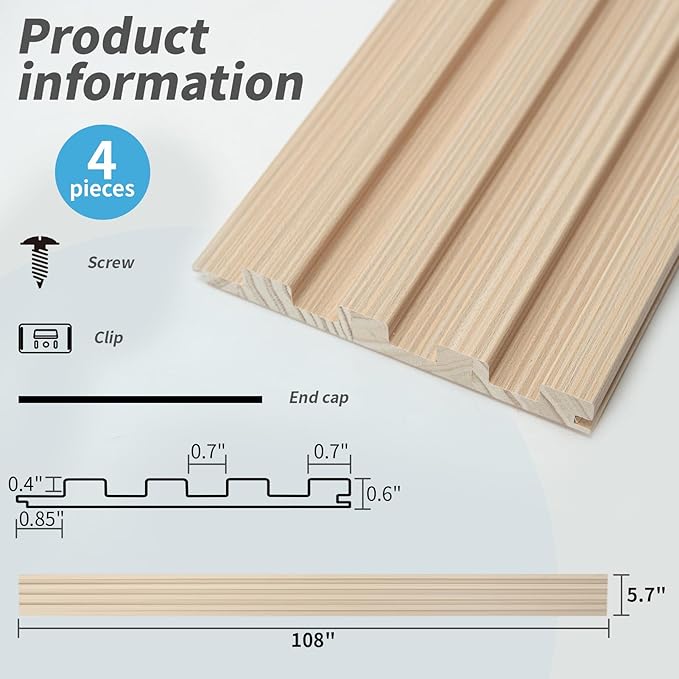 Art3d Slat Wood Wall Paneling for Interior and Ceiling Decoration - Image 7