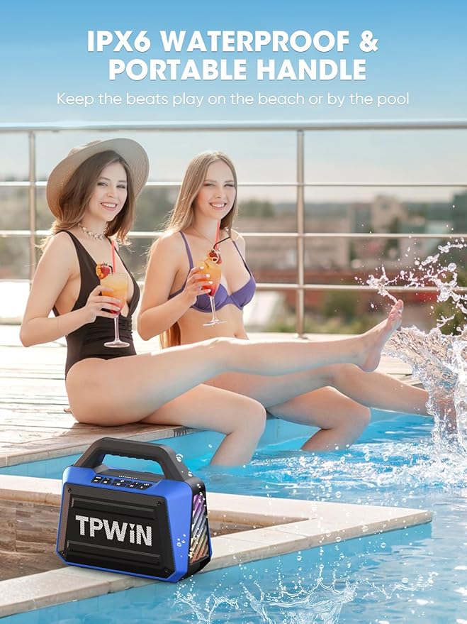 TPWIN Portable Bluetooth Speakers Loud - Image 6