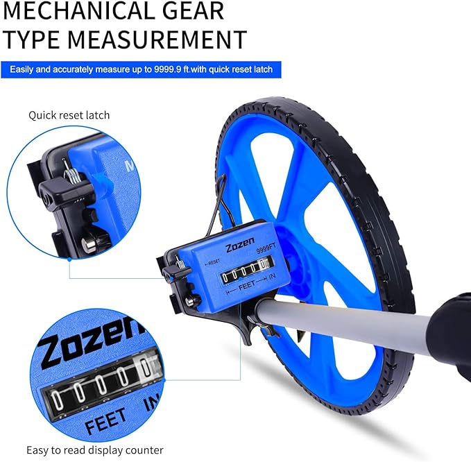 Zozen Measuring Wheel, Rolling Tape Measure Wheel - Image 2