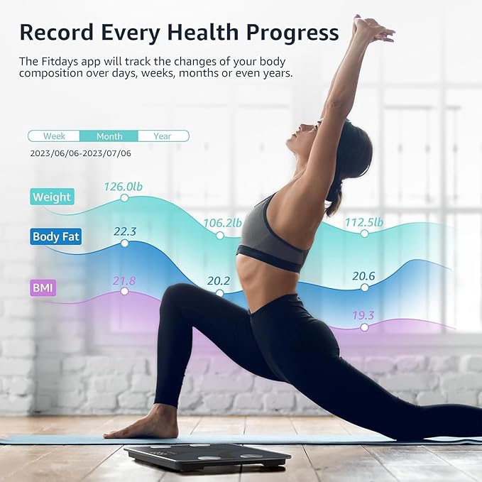 Posture Scale for Body Weight, Digital Bathroom Smart Scale, 13 Body - Image 3
