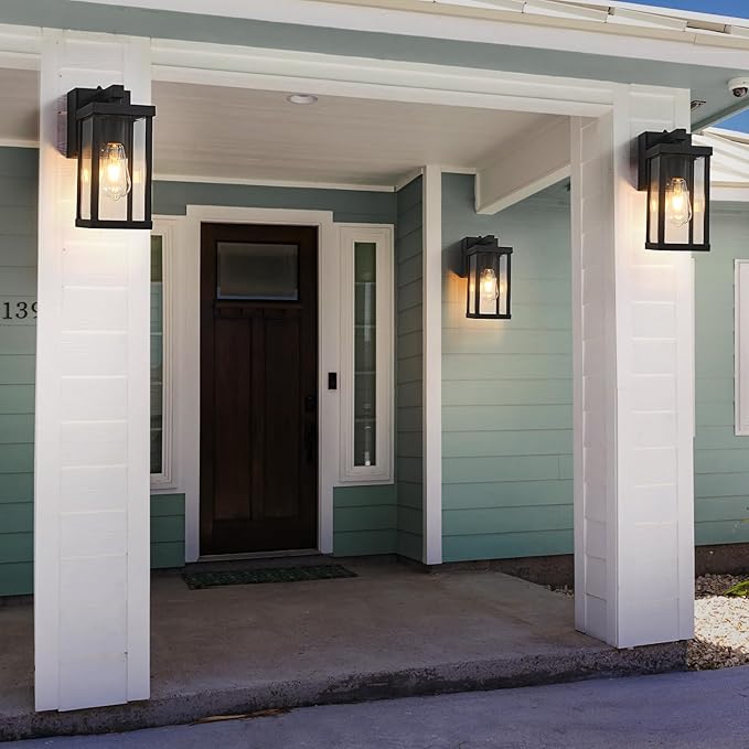JOKAONOTL Dusk to Dawn Porch Lights - Image 9