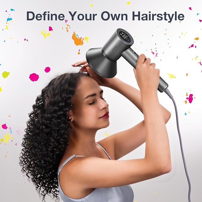 Professional Hair Dryer, 000 RPM High-Speed & 200 Million Negative Ions - Image 7