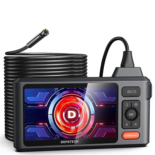 50FT Sewer Inspection Camera, DEPSTECH 1080P Dual Lens Endoscope by DEPSTECH