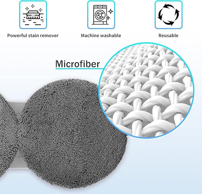 HIXZAP 10 Pieces Microfiber Replacement Pads - Image 4