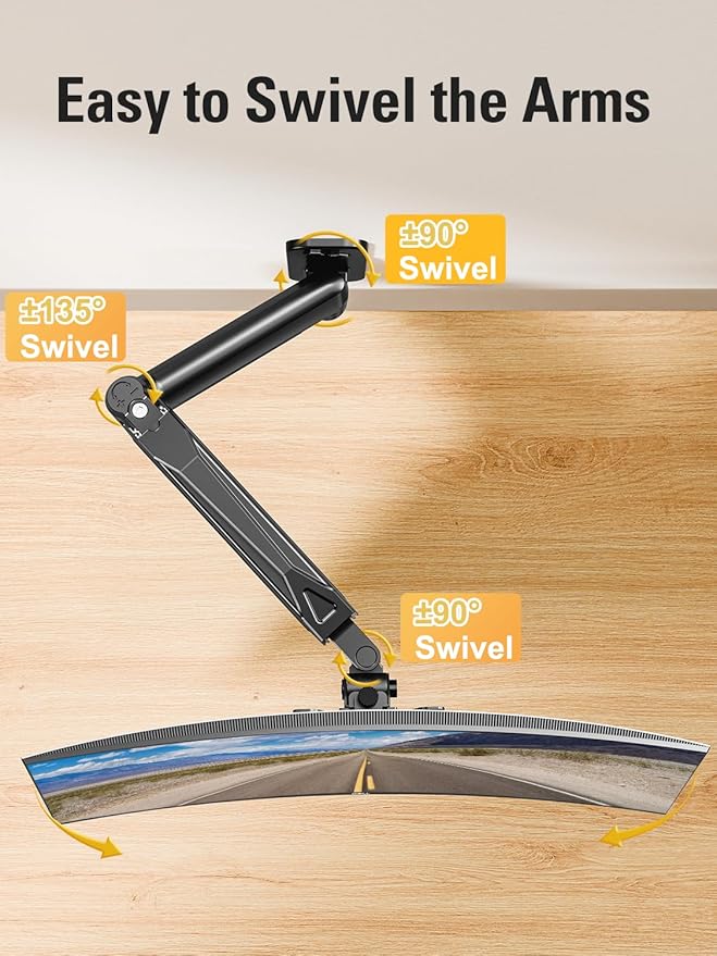 DreamAxis Single Monitor Wall Mount - Image 4