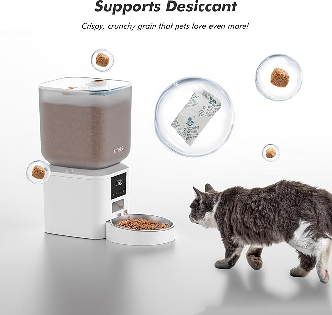 Automatic Dog Feeder - 8L/34 Cups Large Capacity Automatic Cat Food Dispenser - Image 5