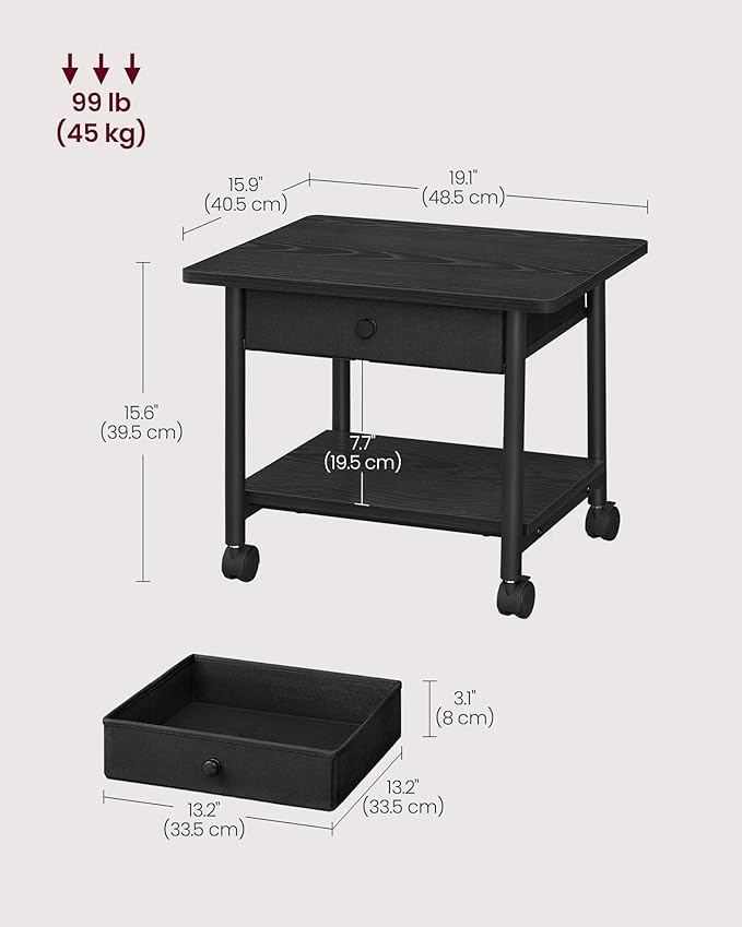 VASAGLE Heavy-Duty Printer Stand - Image 6