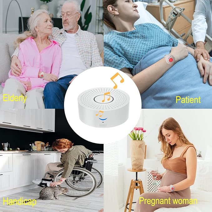 WiFi Caregiver Pager Call Button Wireless Nurse Alert Call Bell Emergency Alert - Image 2