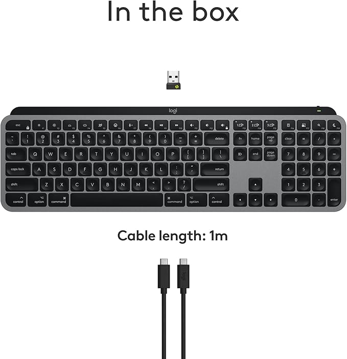 Logitech MX Keys S for Mac, Wireless Keyboard, Precise Laptop-Like Typing - Image 10