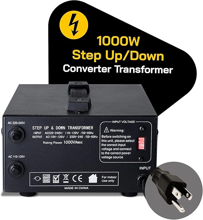 ELC T Series 1000+ Watt Voltage Converter Transformer - Image 2