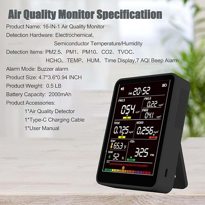 Professional Indoor Air Quality Monitor - Image 6