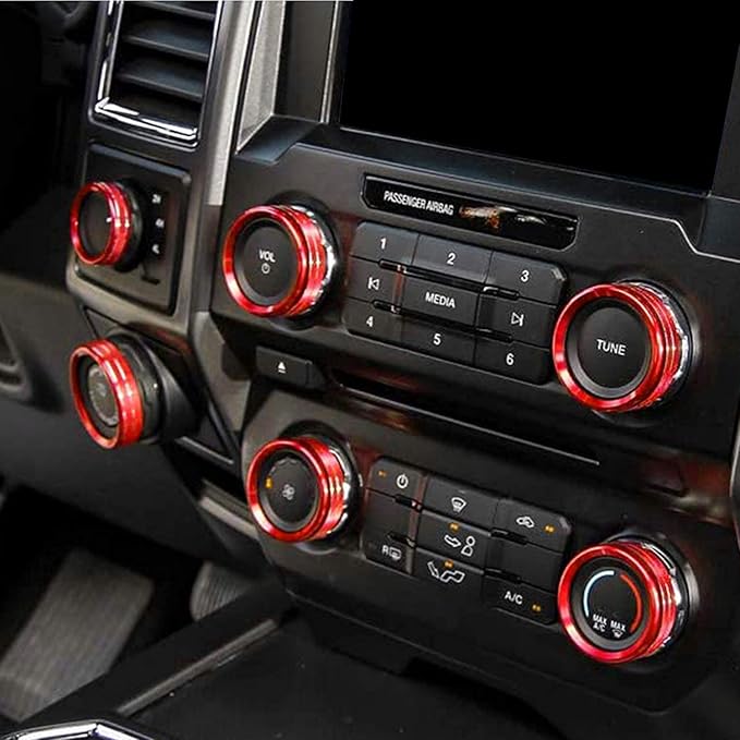 Knob Cover for F150 AC Climate Control Switch/Trailer/4WD/VOL/Tune Button - Image 5