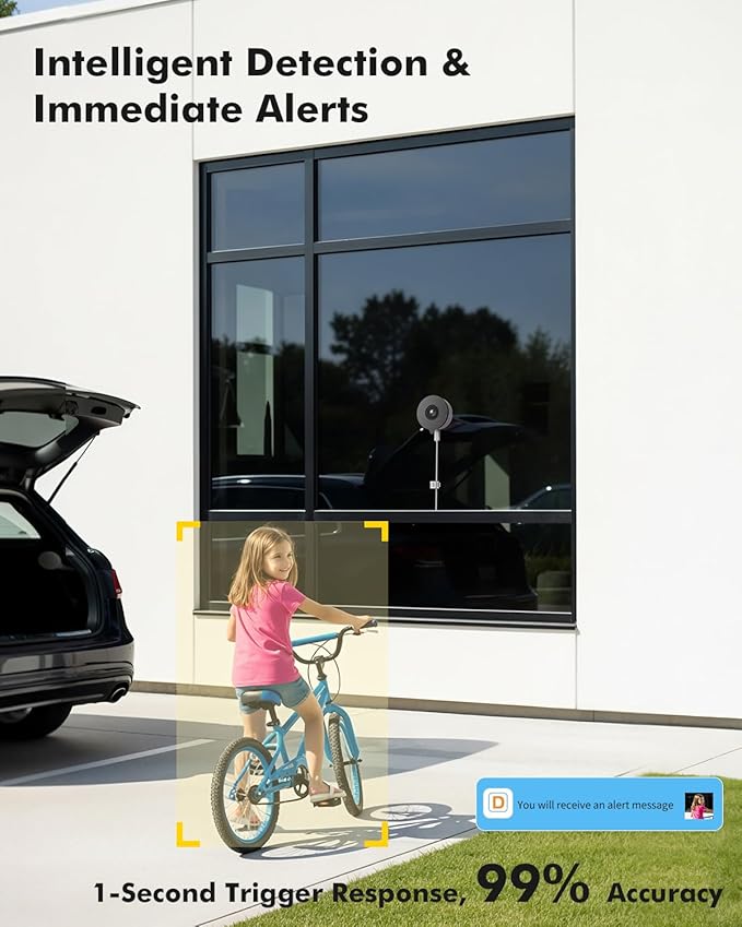 YesPano 3MP 2K Window Camera, 5G & 2.4GHz WiFi Indoor Camera - Image 8