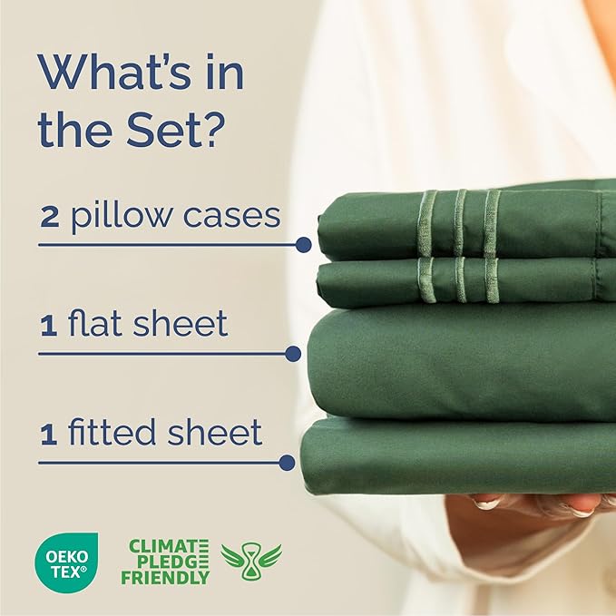 Queen Size 4 Piece Sheet Set - Image 2