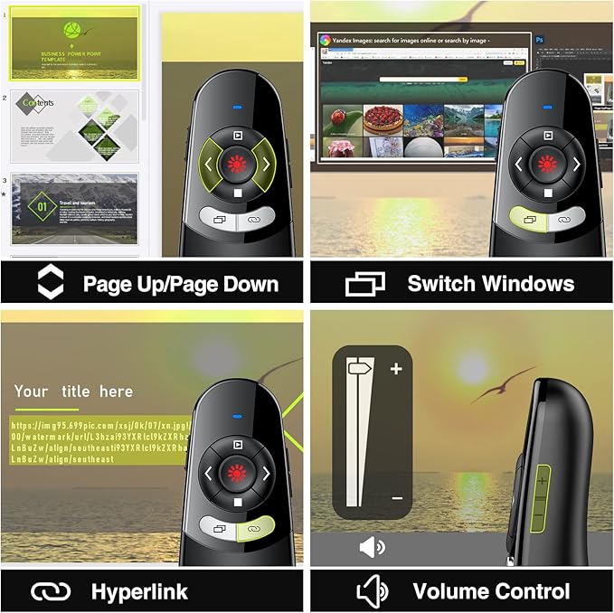 2 in 1 USB Type C Presentation Clicker - Image 4