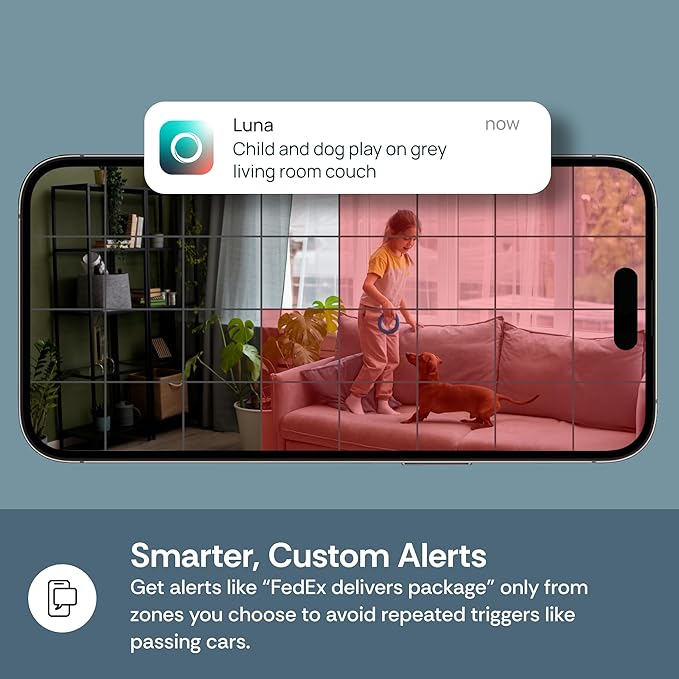 Luna 2K Indoor Cameras for Home Security, 2.4GHz & 5GHz WiFi, 360-Degree - Image 6