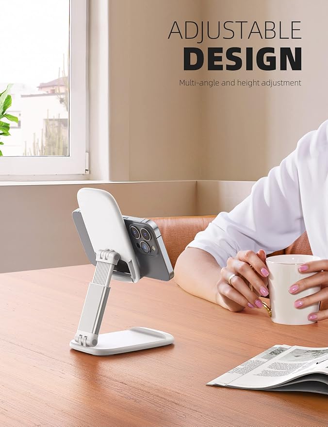 Lamicall White Cellphone Stand, Xmax Gift - Image 2