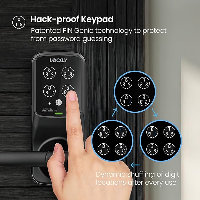 Lockly Secure Plus Bluetooth Smart Door Lock, Keyless Entry - Image 3