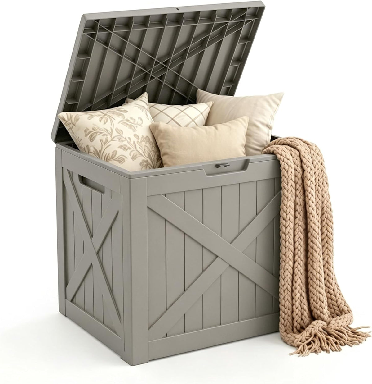 mars villa 31 gallon deck box, outside bin, main product view