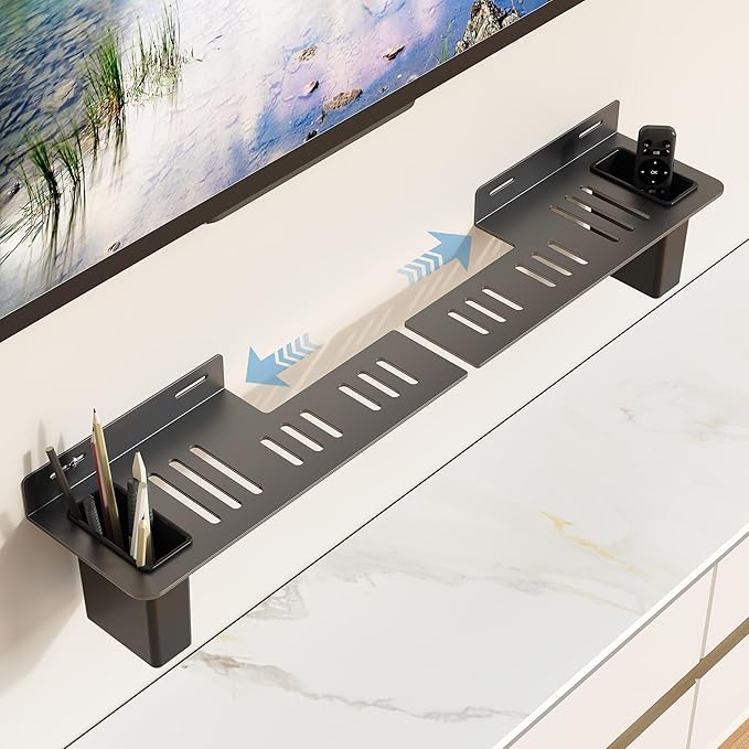 BYMECOST Heavy-Duty Steel Soundbar Mount Under TV by BYMECOST